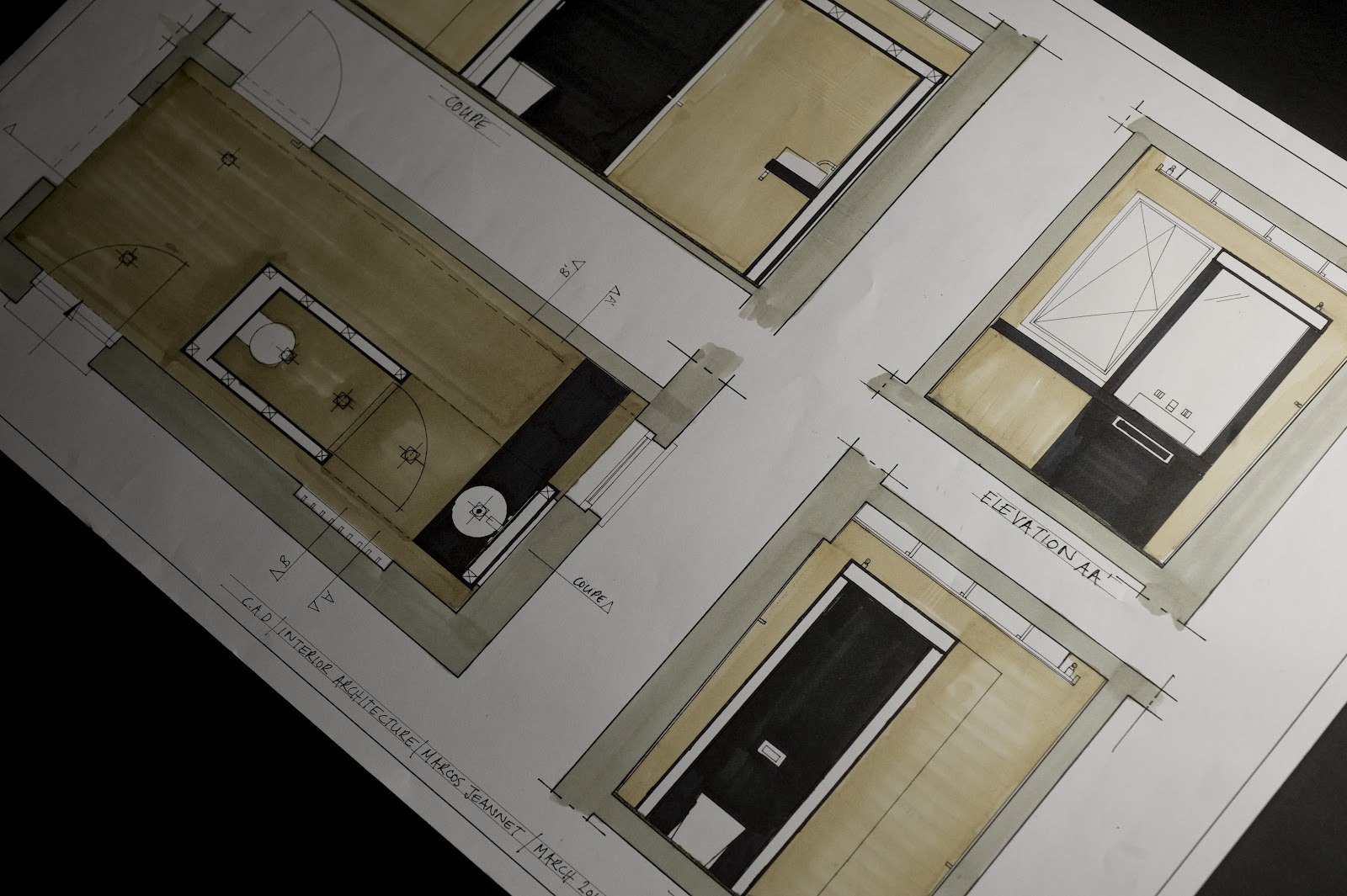 Hand Drawn Architectural Plans