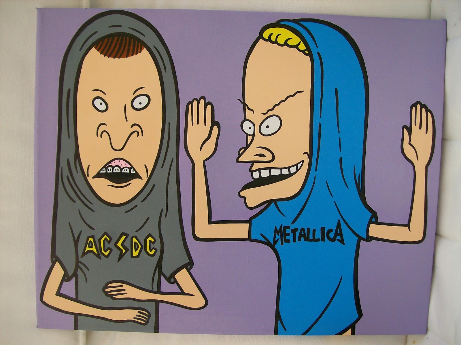 Jdtoonart Cartoon and Comic pop art Paintings The Great Cornholio's
