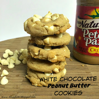 White Chocolate Peanut Butter Cookies  from Blogghetti