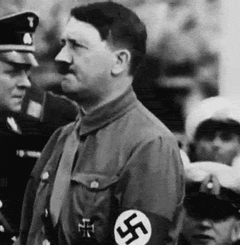 gif of nazi looking at the arc raiders