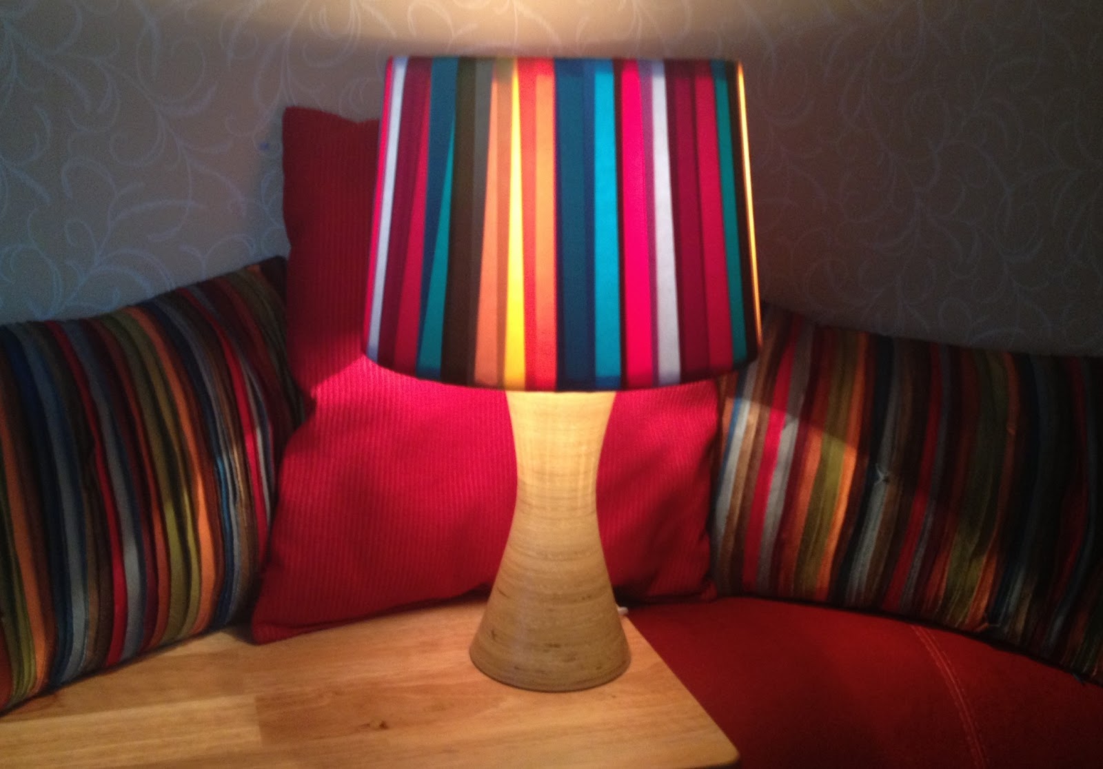 buttons and paint... and a couple of Lamp Revamps!