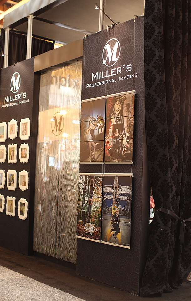The Savvy Photographer Miller's and Mpixpro booth Imaging USA 2012