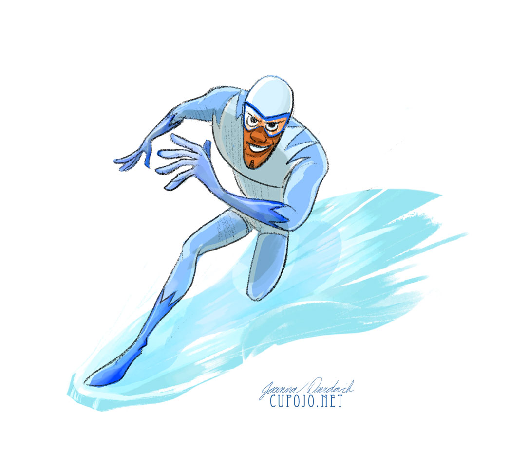Joanna Davidovich's Art & Animation Blog Sketch Dailies Frozone
