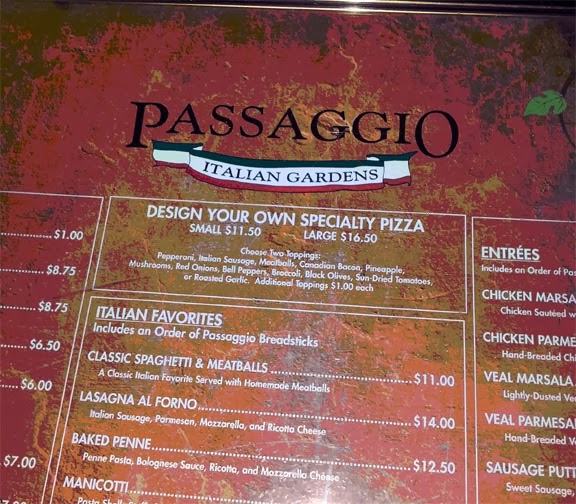 Laughlin Buzz Pizza at Passaggio