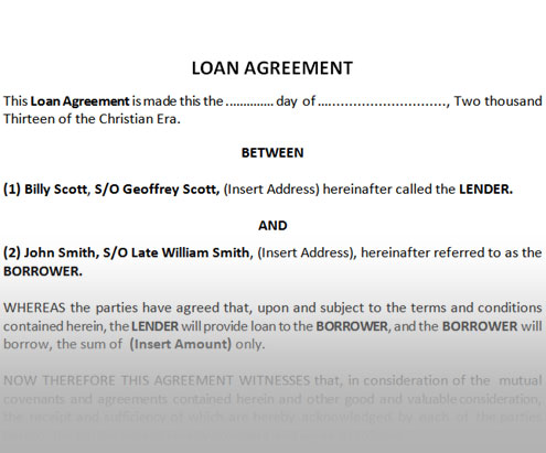 Loan Agreement Letter Between Two Parties from 4.bp.blogspot.com