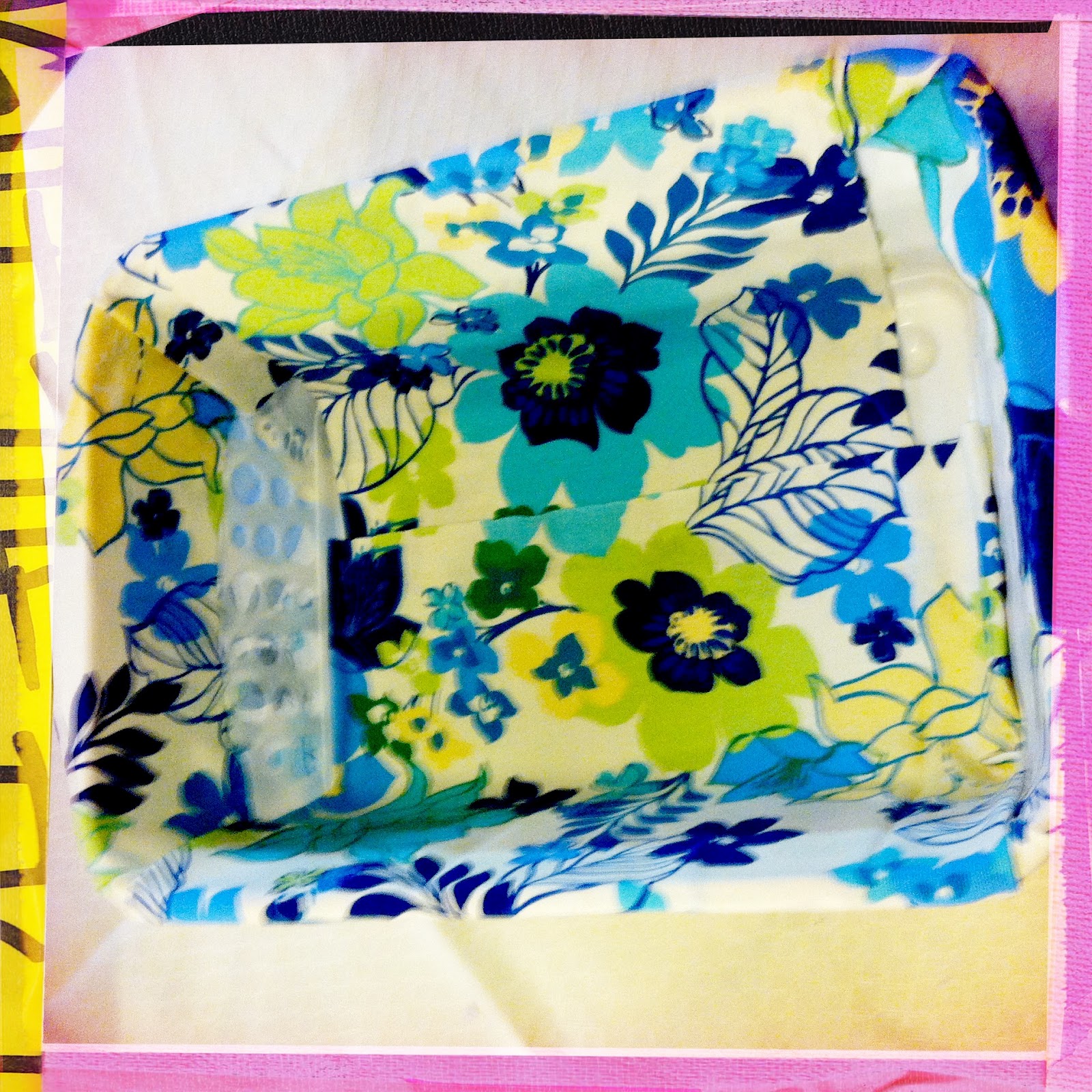 tales from a cottage DIY Fabric Covered Bins