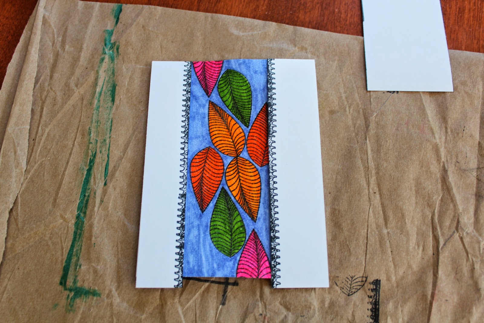 Club Scrap Creates Stained Glass Technique