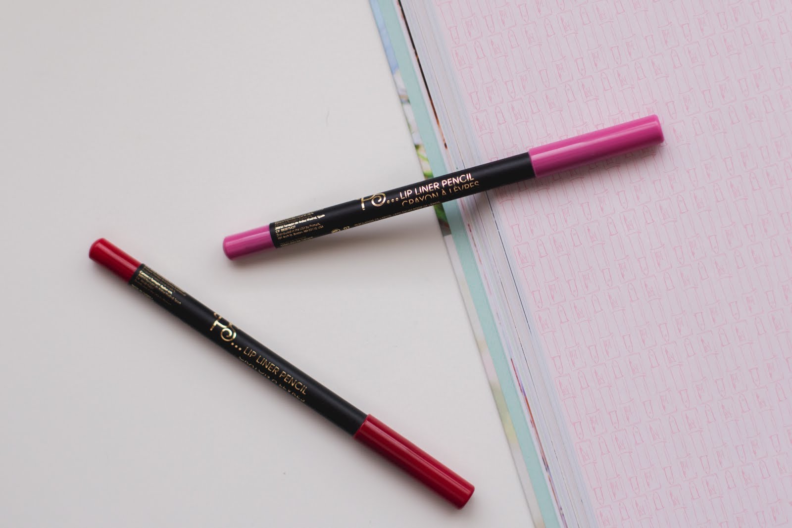 primark lip liners pencil red pink the paper and ink review primark lápis lábios vermelho rosa the paper and ink resenha opinião