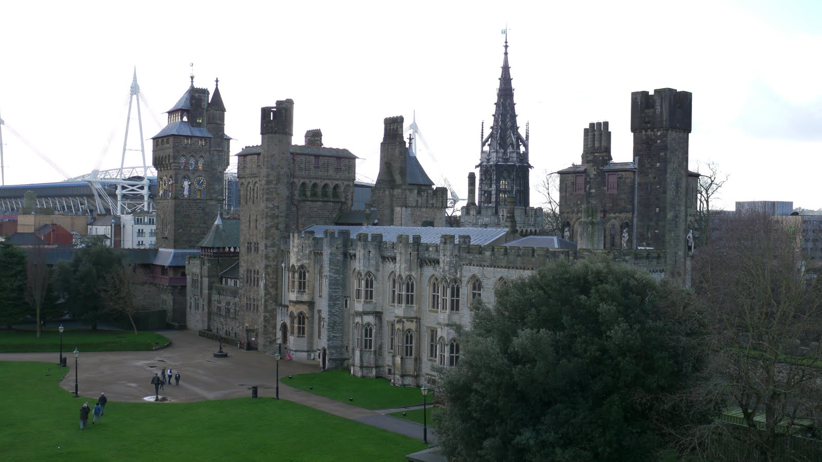 Castle Apartments at Cardiff Castle Wales Britain All Over Travel Guide