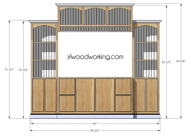 plans for wood entertainment center