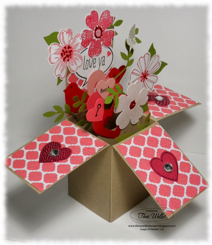 Valentines card in a box feb 2014 The Serene Stamper: Card in a Box Valentine