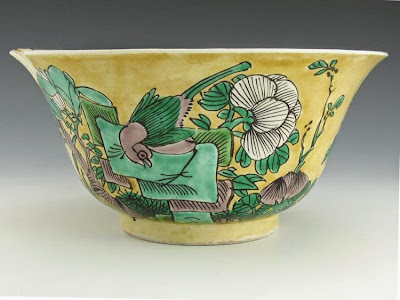 Kangxi Period Famille Verte Chinese rare famille verte bowl Beverly massachusetts