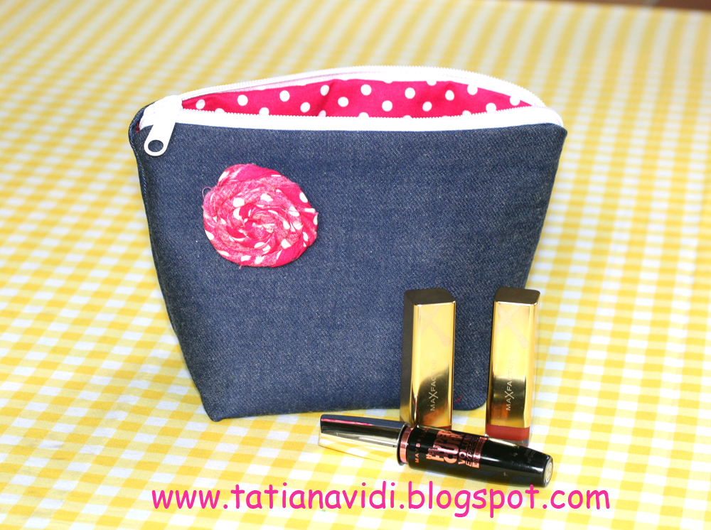 Tatiana Vidi Sewing Blog Free Tutorial 11 Cosmetic Pouch Dompet Kosmetik