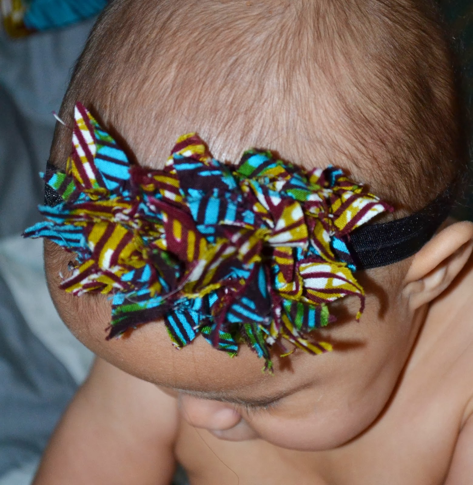 Golden Skies DIY No Sew Baby Headband