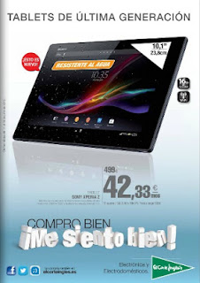 el corte ingles tablets junio 2013