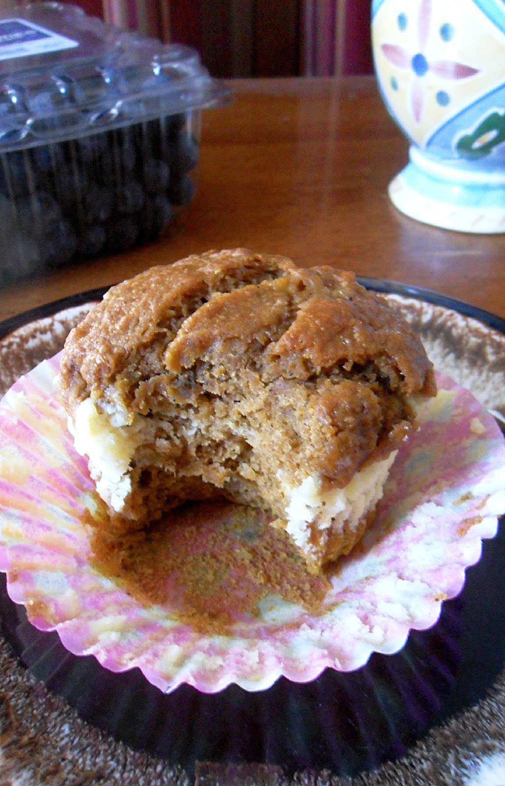 Cooking to Perfection Skinny Pumpkin and Cream Muffins