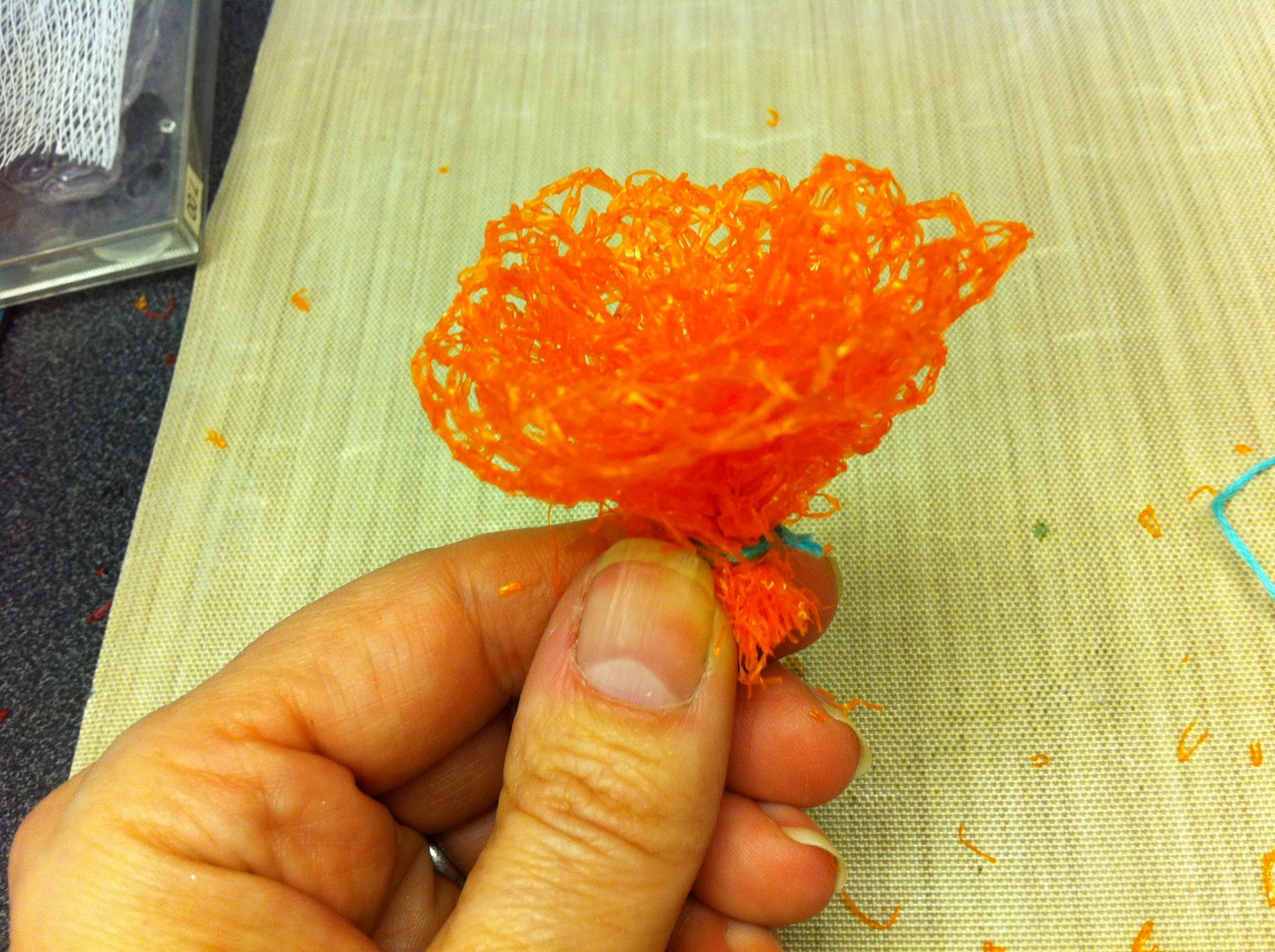The Craft Project How to Make Vegetable or Fruit Net Flowers