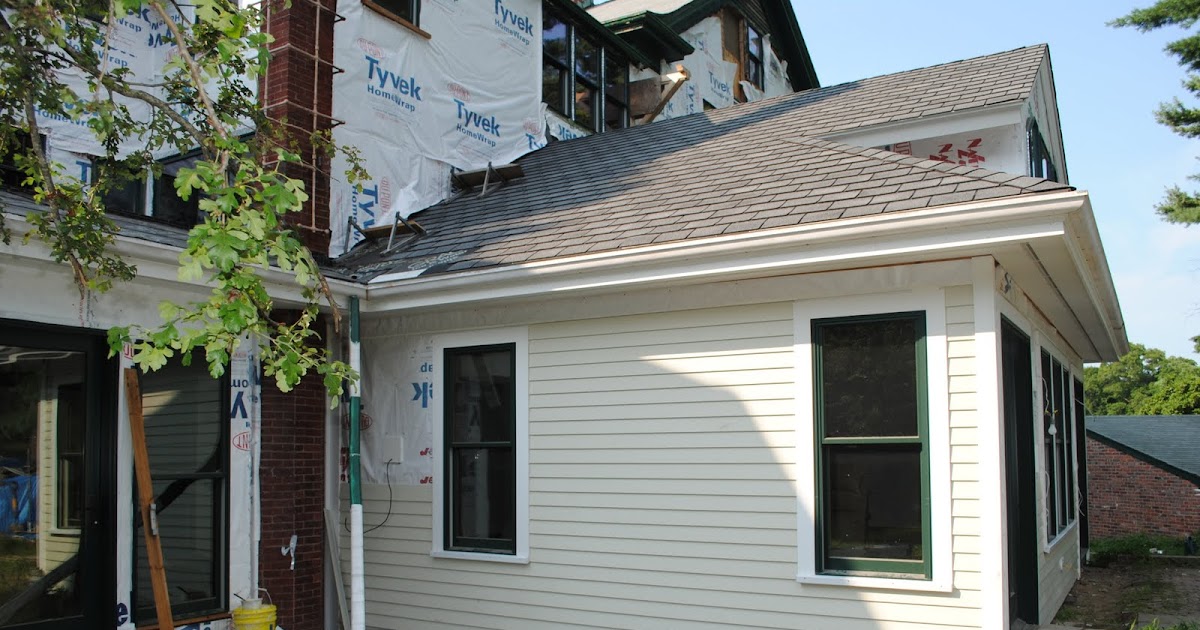 The Big House Blog Clapboards start to go on!