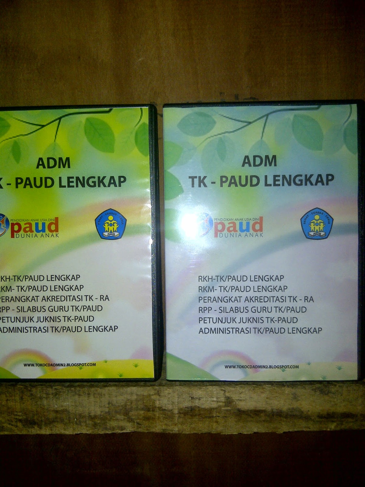 JUAL BUKU INDUK DAN CD ADM SEKOLAH: CD Administrasi Sekolah TK / PAUD