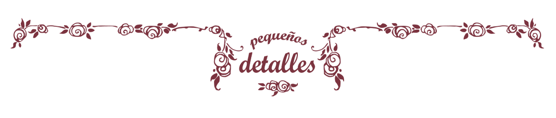 "pequeños detalles"