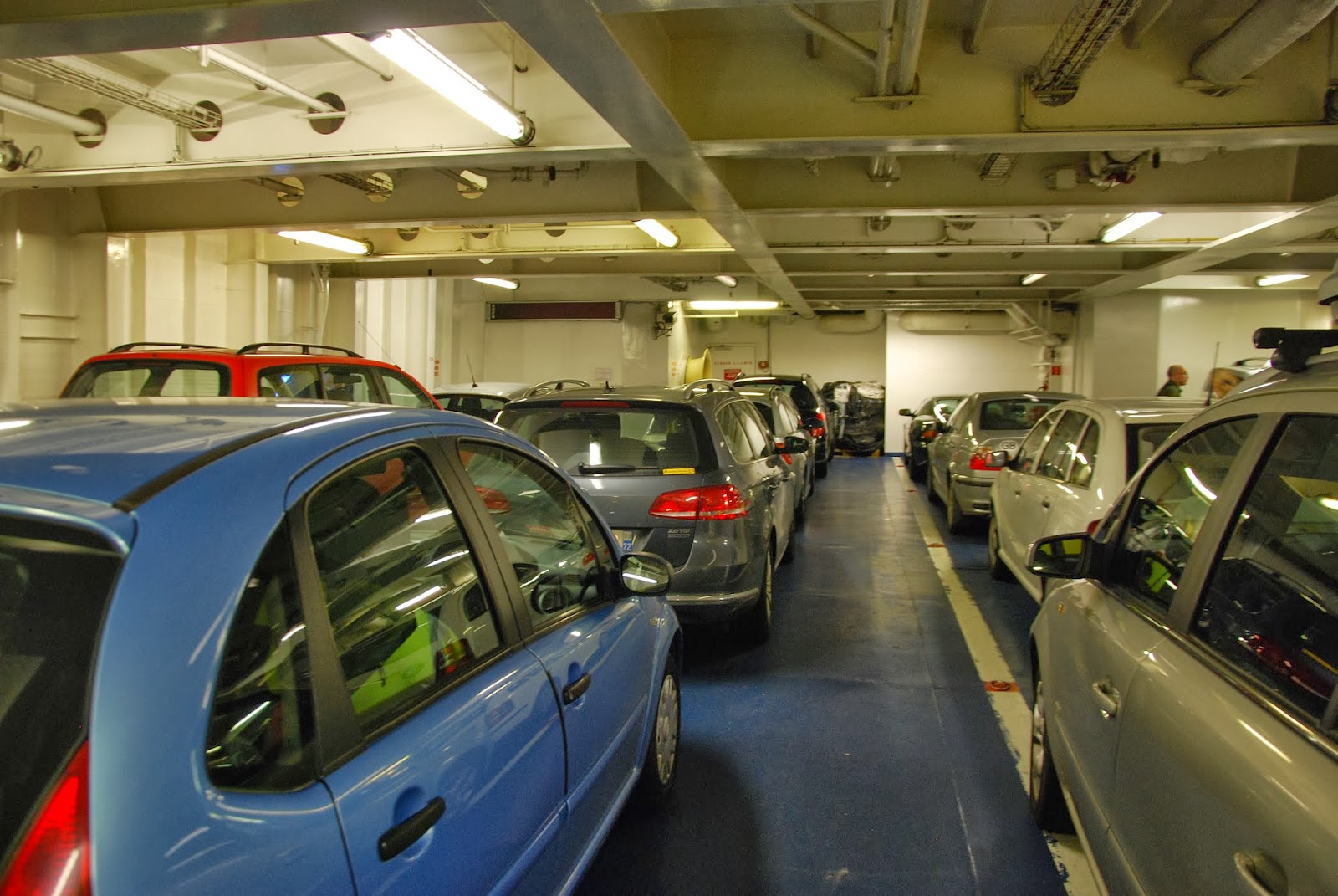 car decks on BRETAGNE CRUISE FERRY BRETAGNE