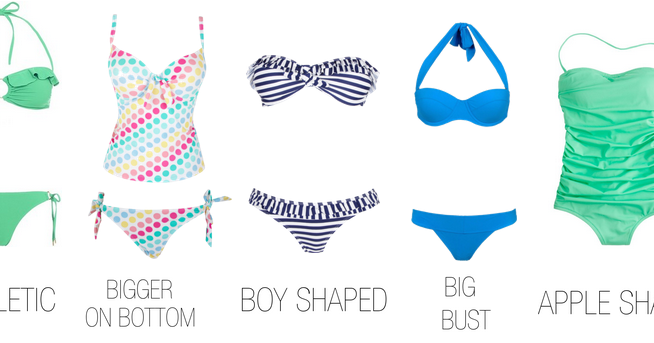 swimsuit according to body type