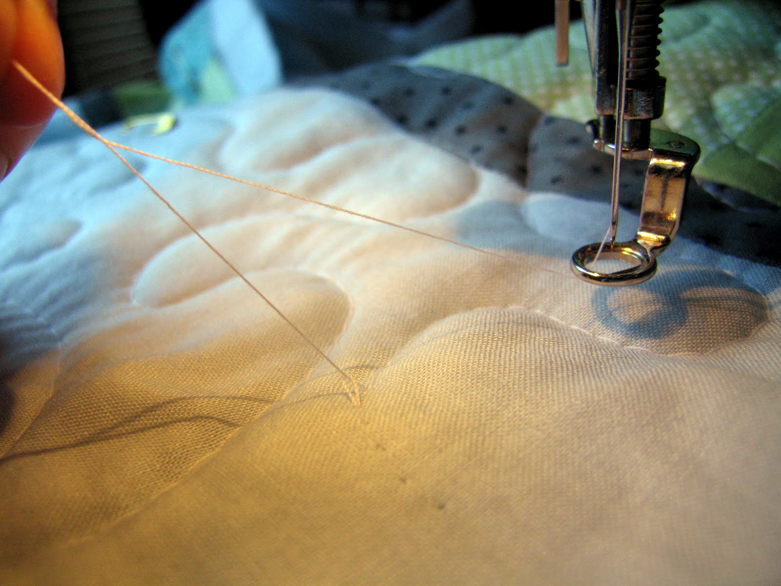 Candidly Kate ˚tutorial˚ Free Hand Quilting Stippling