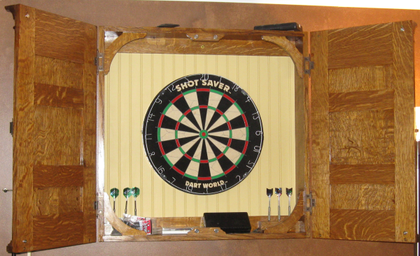 how to make a dartboard surround