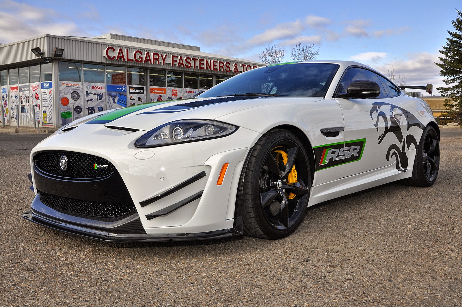 ZR Auto Blog Jaguar XK RS GT with RSR livery, exhaust and ECU tune!