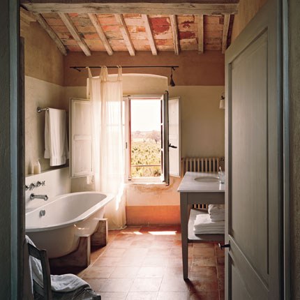 Rustic Country Bathrooms