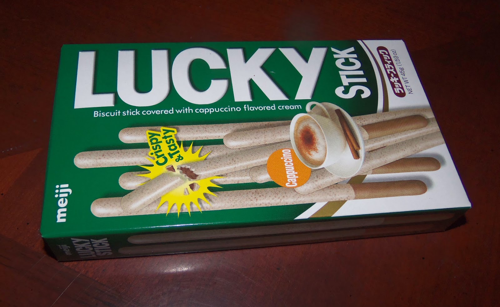 Japanese Snack Attack Meiji Lucky Stick Cappuccino