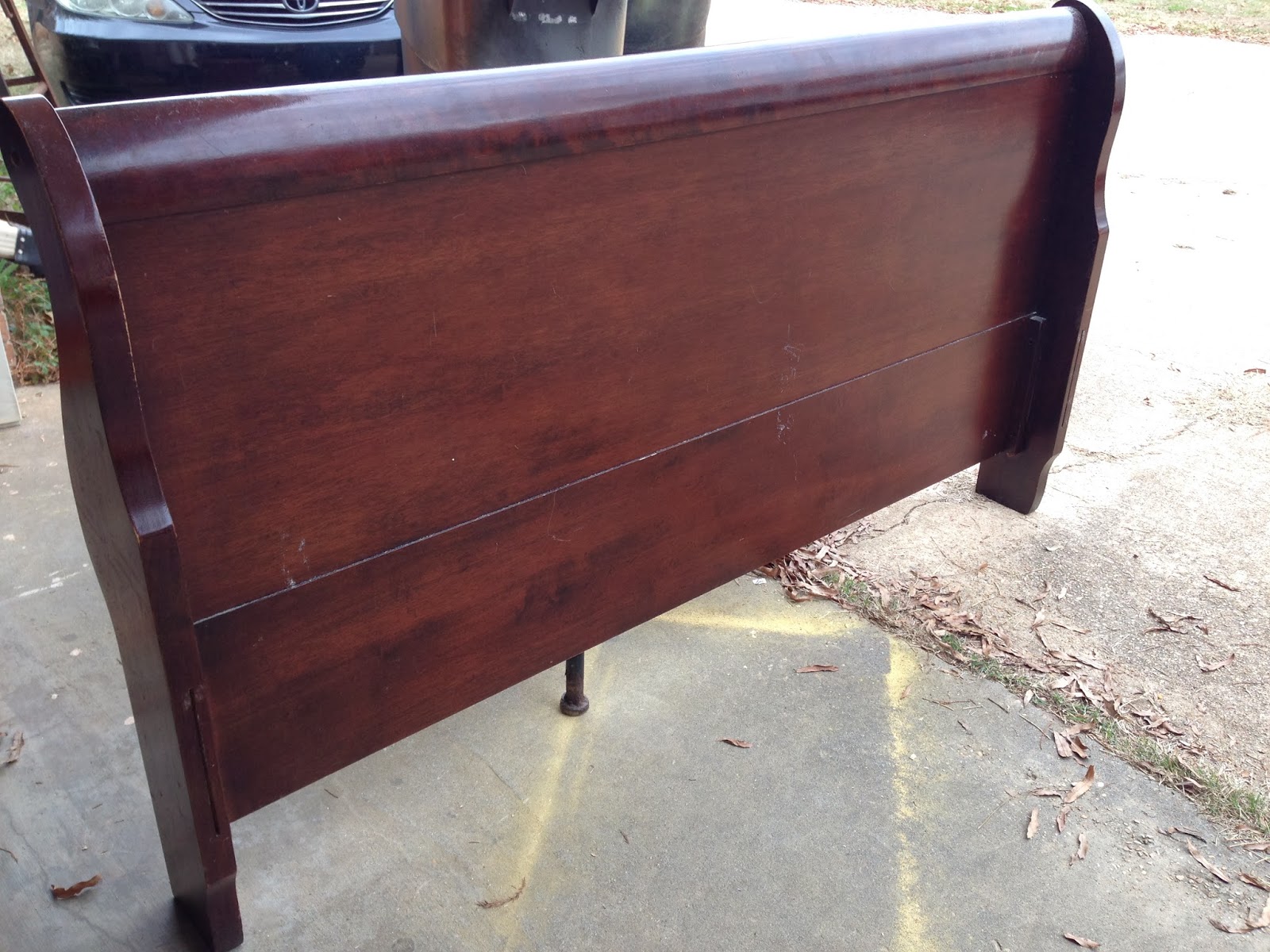 Southern Faces, Southern Places DIY Bench from Headboard