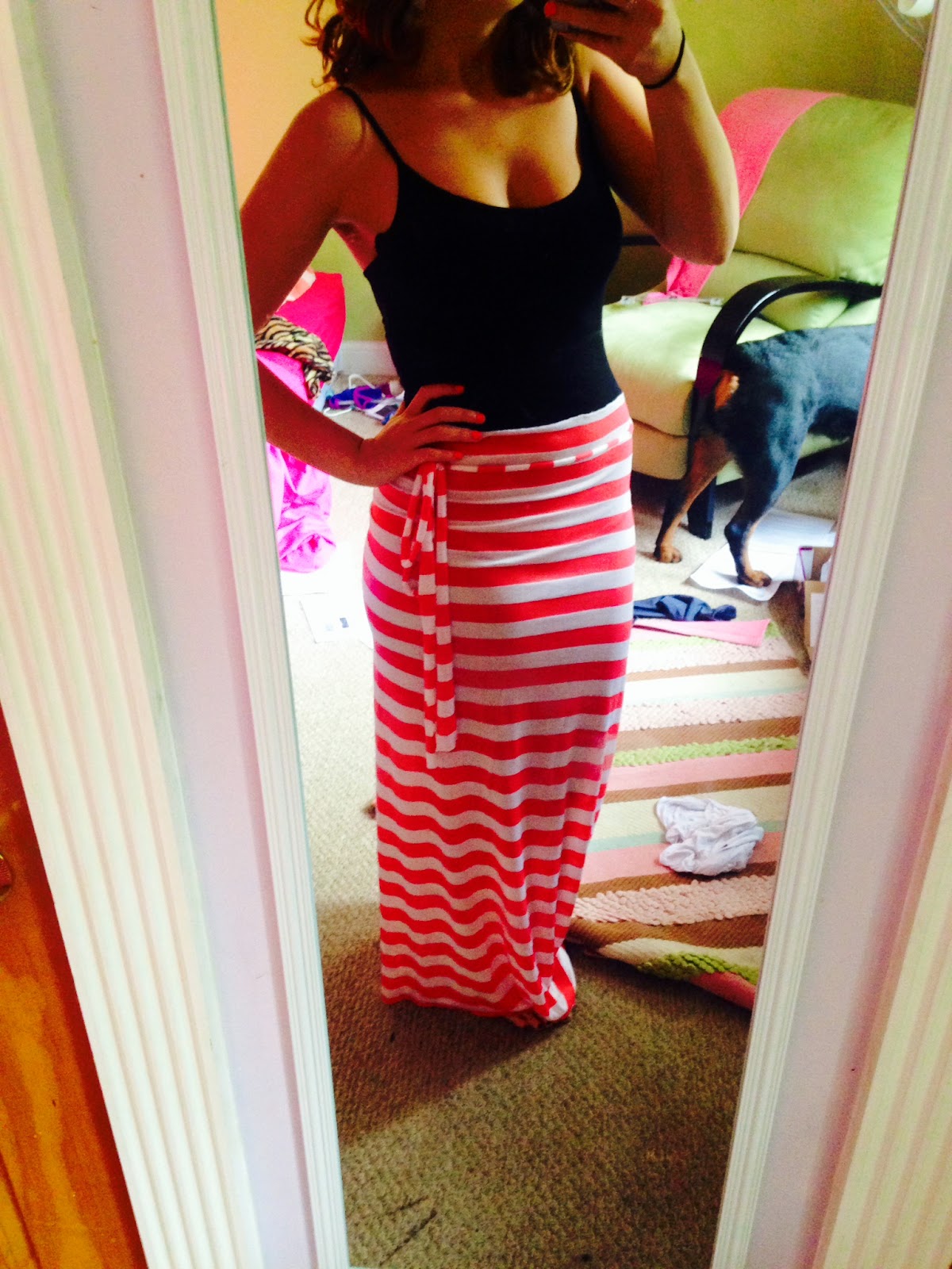 A Summer of Sewing Project 2Upcycle Maxi Dress