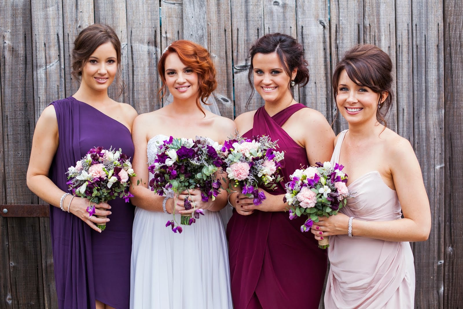 Bride and Bridesmaids