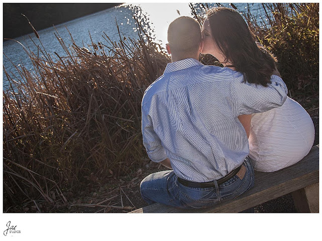 Downtown Lynchburg Rustic Fall Peaks of Otter Engagement