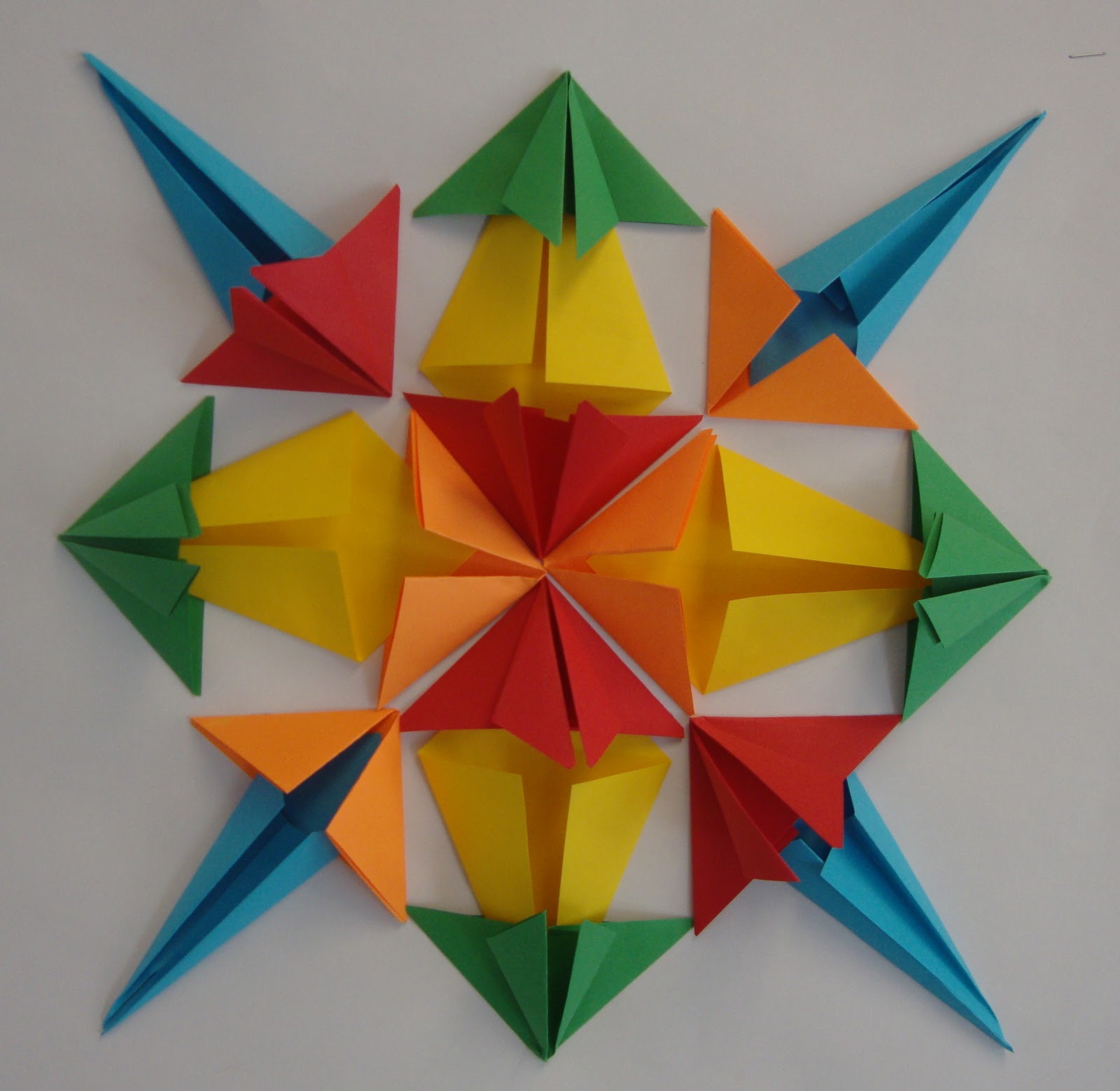 Art. Paper. Scissors. Glue! Symmetrical Origami