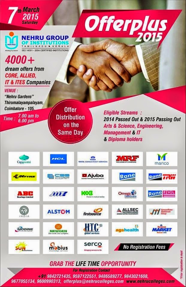 tcs capgemini hcl mrf jk tyre htc many more hiring 2014 flyer pass out jobs