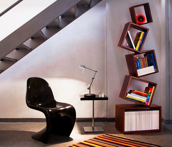 9 Abstract Bookshelves to Add Flair to Your Library! - FUN INVENTORS