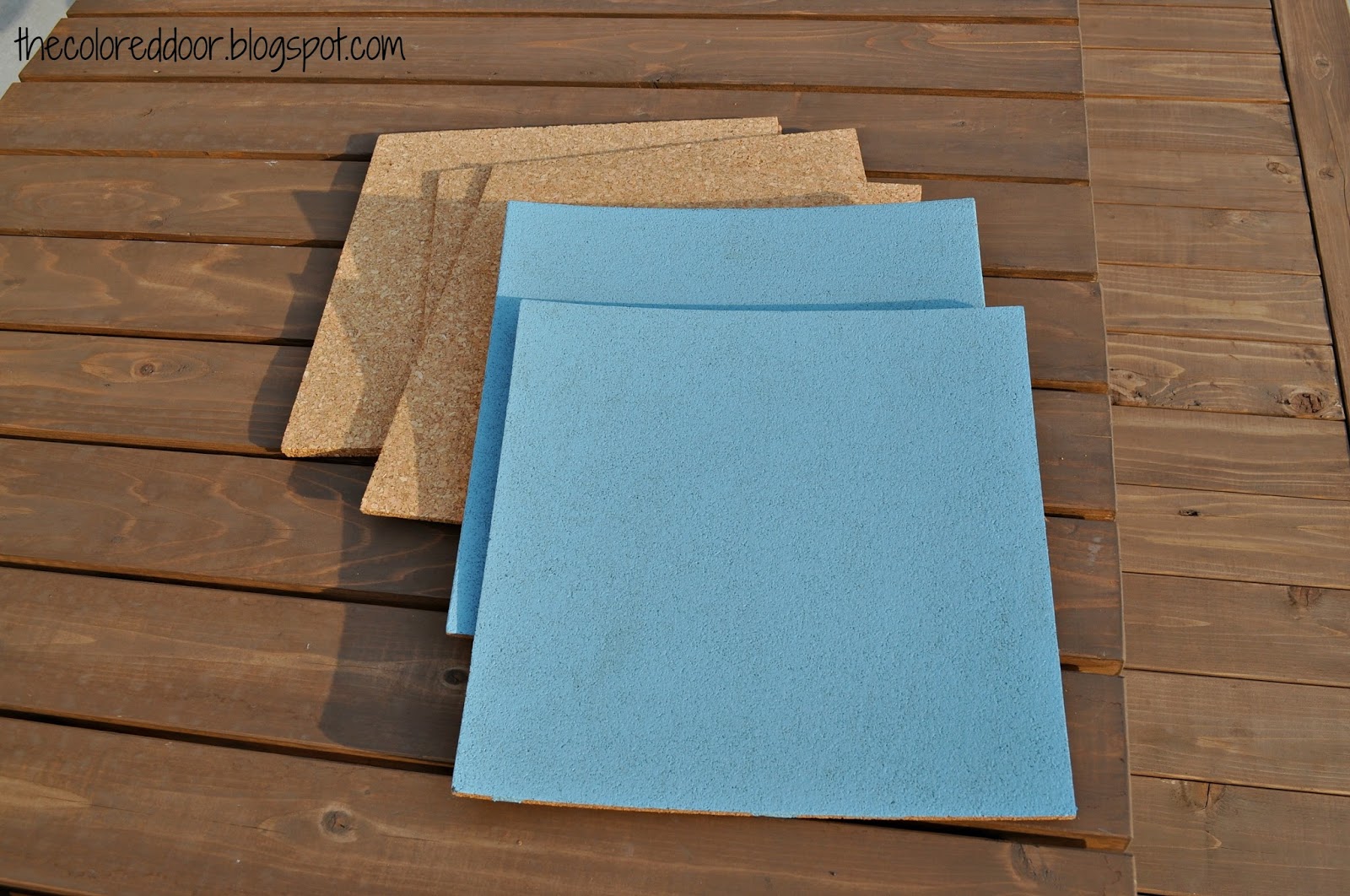 the colored door Cork Board