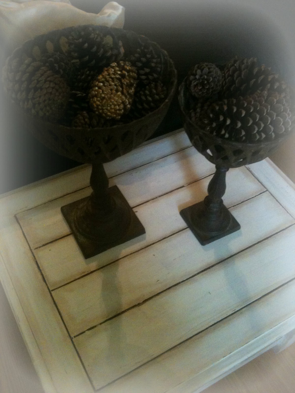 Made To Love Distressed End Table