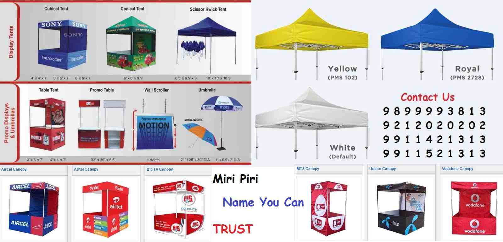 Demo Tents Unique Latest Modular Designs, Low Price, Best Quality, Fast Delivery All Over World