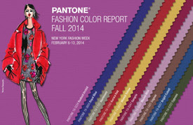 Pantone announces Fashion Colour Report Autumn 2014