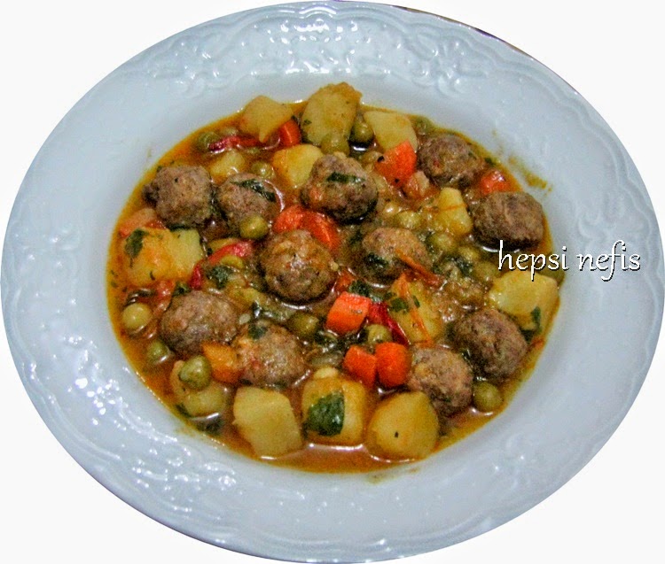 çiftlik kebabı misket köfte