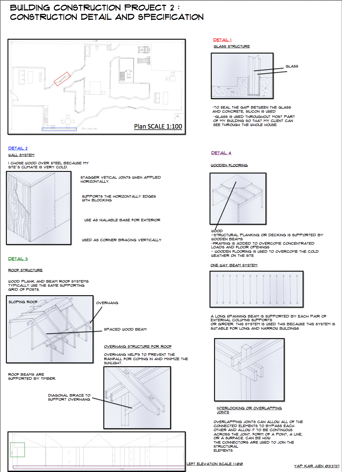 BUILDING CONSTRUCTION 1 PROJECT 2 DETAIL AND BUILDING CONSTRUCTION 1 PROJECT 2 DETAIL AND