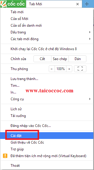 Hướng dẫn thay đổi trang chủ mở cùng trình duyệt web Cốc Cốc Hướng dẫn thay đổi trang chủ mở cùng trình duyệt web Cốc Cốc