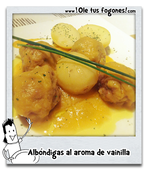 Albóndigas al aroma de vainilla