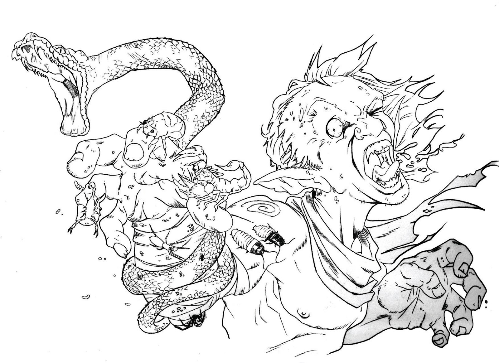 comixteste desenho para o concurso duende surtado