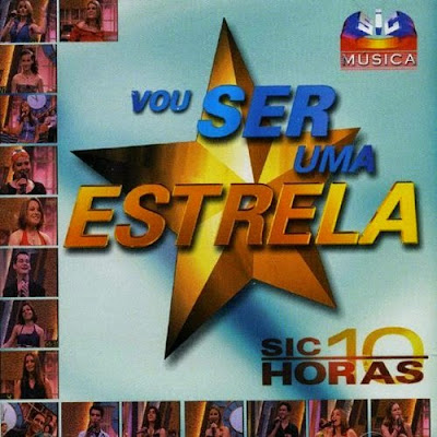Logotipo e capa do CD da rubrica de música 'Vou Ser Uma Estrela'
