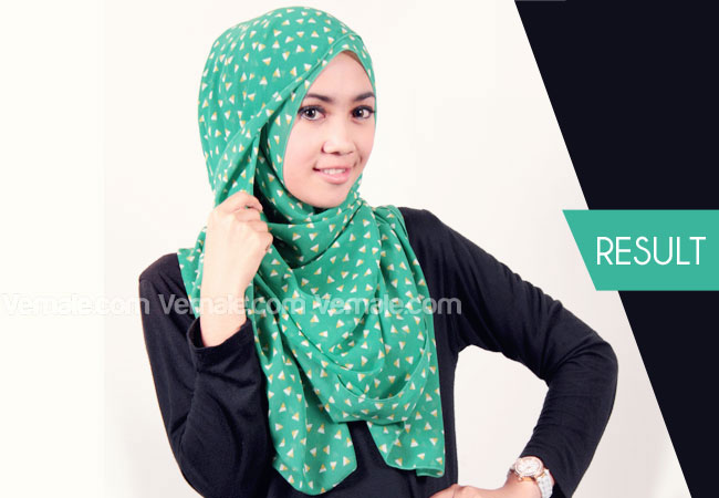 chiffon motif sudah siap digunakan untuk aktivitas kamu. Simpel kan