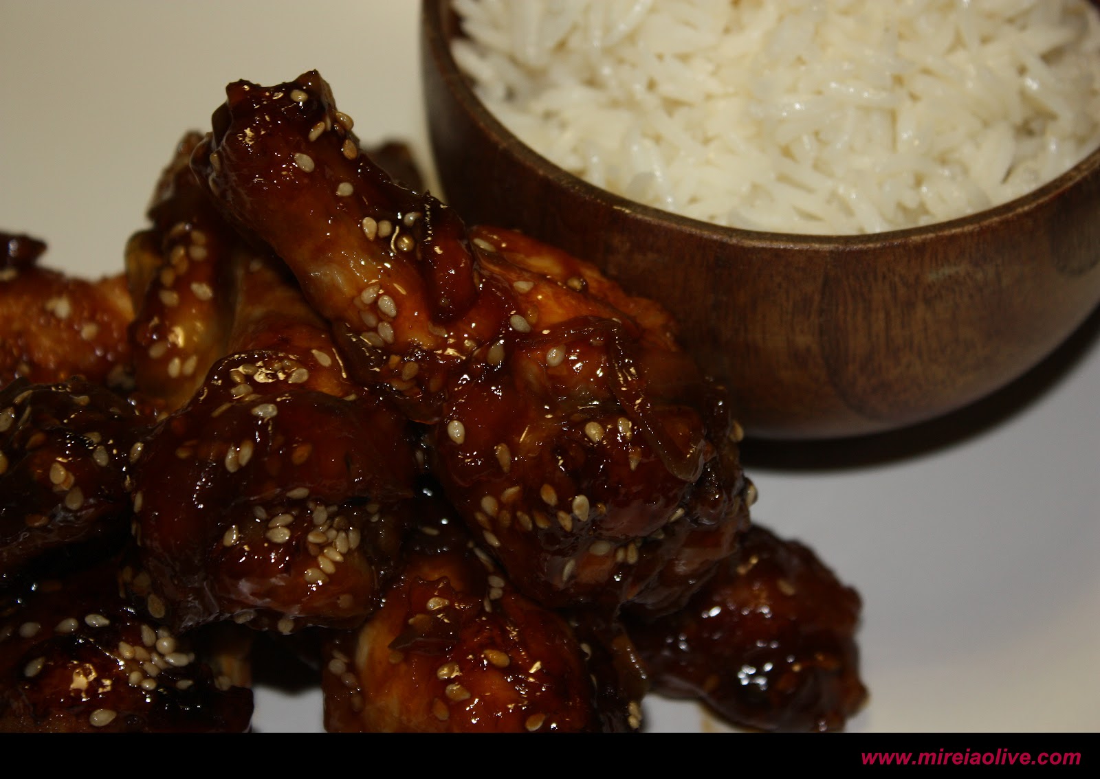 Mireia Olivé · Blog Alitas de pollo con salsa agridulce y sésamo